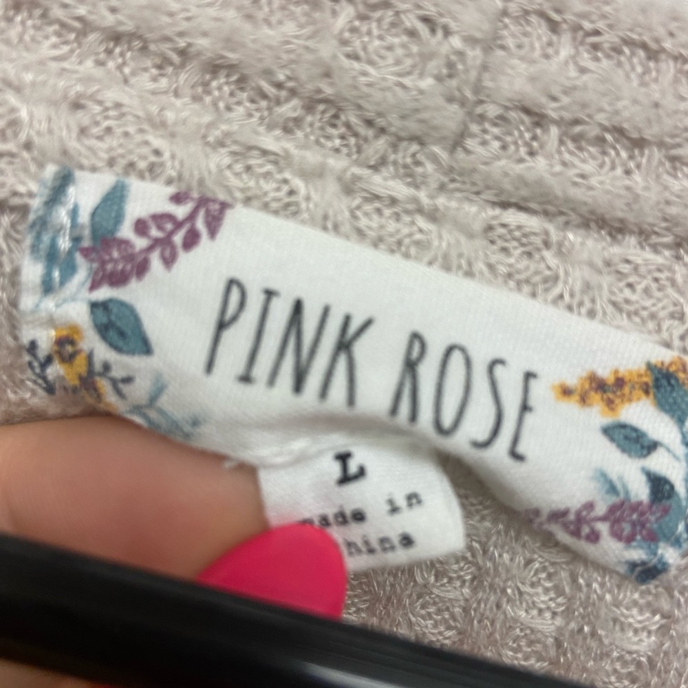Pink Rose Sweater - Picture 3 of 7